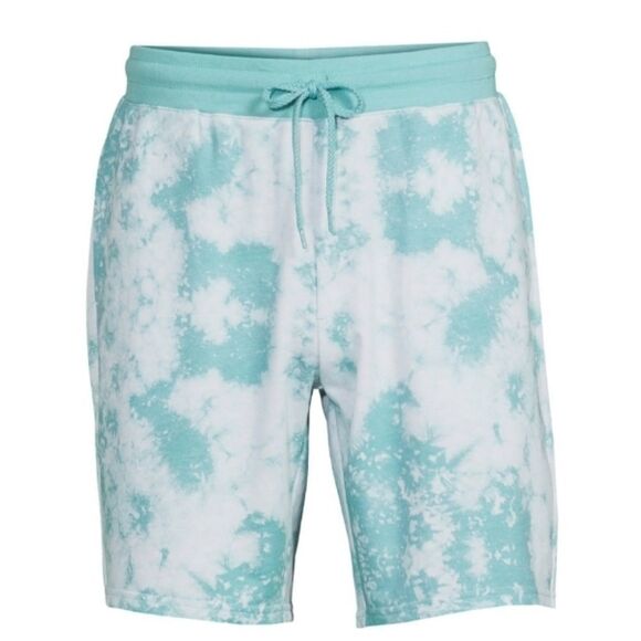 Men's Lounge Shorts in Seaspray Tie Dye Design - Picture 1 of 7